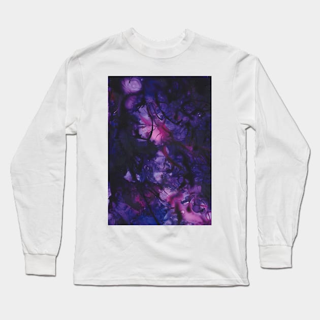 Abstraction 235, The Deep Long Sleeve T-Shirt by WicketIcons